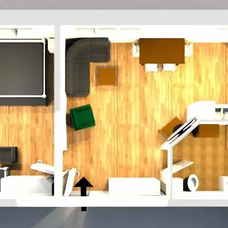 60qm 2 Raum Nahe Dem Stadtzentrum شقة